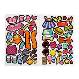 Альбом наклеек Super куколки и их питомцы, 100 стикеров