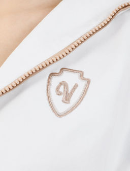 Худи на молнии из петельчатого футера двухнитки с эластаном без начеса - Vilatte фото 2