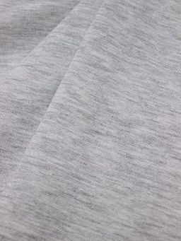 Трикотаж Кулир.гладь цв.Светло-серый меланж, ш.2.00м(1,00м*2, чул),Карде, хл-75%,п/э-25%, 130гр/м.кв - Купава фото 3