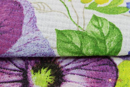 Вафельное полотно (холст) Анютины глазки, ш.0.5м, хлопок-100%, 165гр/м.кв - Купава фото 3