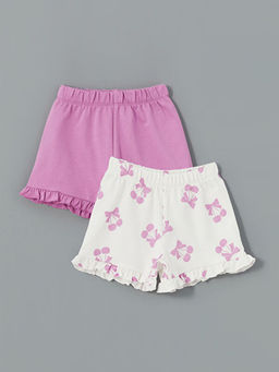 Bask?l? F?rf?rl? K?z ?ocuk ?ort 2li