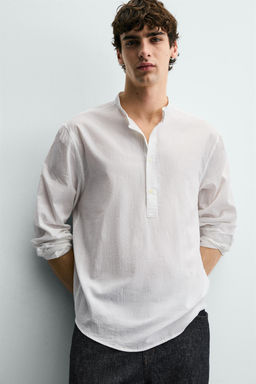 CREASED-EFFECT SHIRT - Zara фото 5