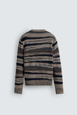 STRIPED JACQUARD SWEATER - Zara фото 7