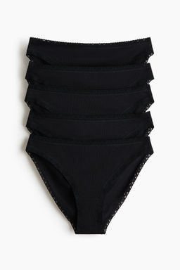 Pack de 5 bragas de algod?n