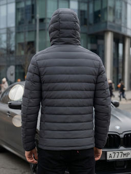 Куртка мужская стёганая с капюшоном с графеновой подкладкой - Valianly фото 38