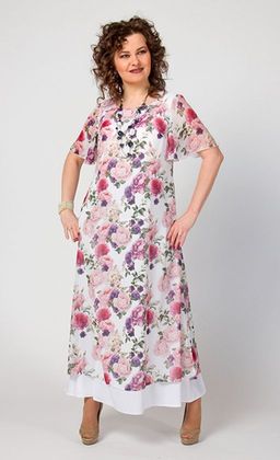 Легкое воздушное платье из шикарного шифона