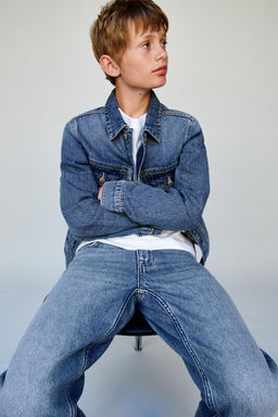 BASIC DENIM JACKET - Zara фото 4