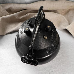Казан (скороварка) 10,0 л Афганский, черный с боковыми ручками (Н108)
