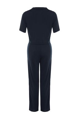 Trendyolmilla Lacivert Ay?c?kl? Fitilli Orme Pijama Tak?m? THMSS21PT0168 фото 16