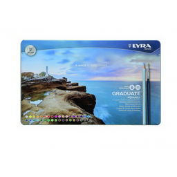 LYRA Набор акварельных карандашей GRADUATE AQUARELL заточенный 36 цв. 36 шт. L2881360