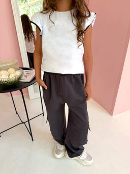 CHILLEASY 140011C-29 Брюки для девочки, Антрацит