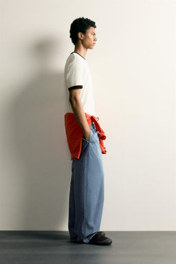 PANTAL?N CARGO RELAXED FIT / Azul vigor? - Zara фото 4