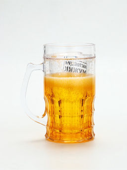 Кружка пивная охлаждающая Настоящий мужик, 420 мл, пластик