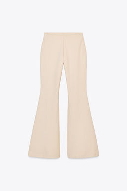 INTERLOCK FLARE TROUSERS - Zara фото 6