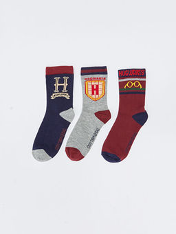Harry Potter Desenli Erkek ?ocuk Soket ?orap 3l? - Waikiki фото 3