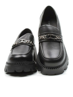 03-5939 BLACK Лоферы женские (натуральная кожа) - Фабричный китай фото 14