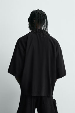 EMBROIDERED TEXT FLOWING SHIRT - Zara фото 3
