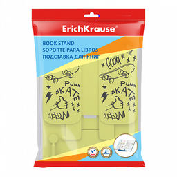 Цена за 1 шт. Подставка для книг пластиковая ErichKrause Scooter Master, желтый  фото 2