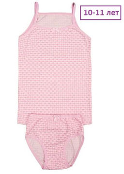 Комплект белья для девочки розовый