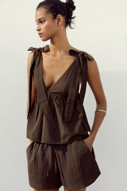 TOP WITH BOWS - Zara фото 10