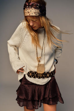 BELTED FRILL SKORT - Zara фото 2