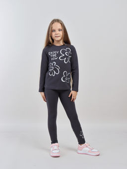 CRB wear / CWKG 63965-48-423 Джемпер для девочки,темно-серый  фото 3