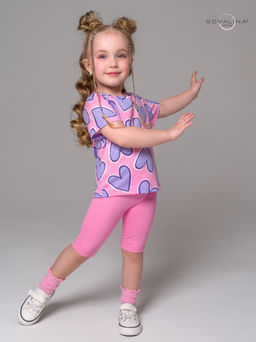 Костюм Актив сиреневые сердца-барби - Sovalina фото 11