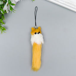 Цена за 12 шт. Брелок для ключей на подвеске Пушистик. Лиса, на сумку, рюкзак, h=9 см, МИКС - Simaland фото 2