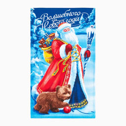 Набор кухонных полотенец Доляна С новым годом 35х60см-4шт, 100% хлопок  фото 6