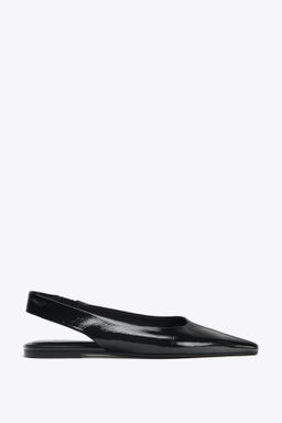 LEATHER SLINGBACK BALLERINA
