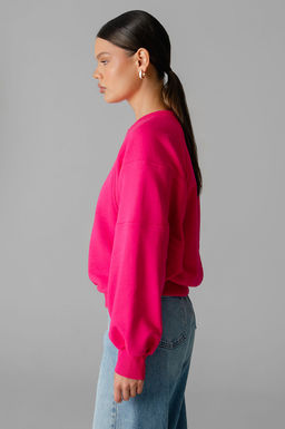 Арт. 15110/2 Свитшот женский укороченный one size (42-50) Цвет:фуксия - Калинка фото 16