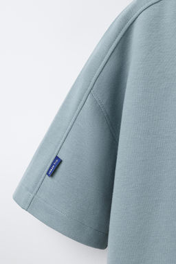 CONJUNTO CAMISETA Y BERMUDA INTERLOCK / Azul lavado - Zara фото 8