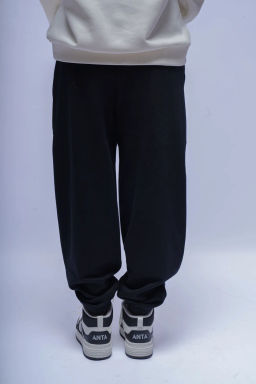 Брюки трикотажные утепленные Черный