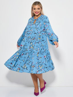 Платье 0060-23 темная фуксия - Dora фото 21