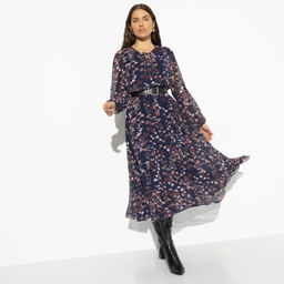 Платье из полупрозрачной ткани на подкладе Летящие мгновения (new) - Charutti фото 6