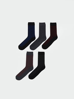 Desenli Erkek Soket ?orap 5li