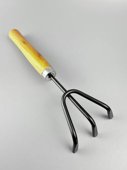 Набор садовых инструментов с деревянной ручкой (лопатка, вилка, рыхлитель) OLS-247-1 - Shanghai CO фото 3