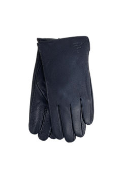 Мужские перчаткииз натуральной кожи, цвет черный