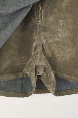 Bej Suet Gorunumlu Denim Sort Etek TWOAW26SR00040 - Trendyolmilla фото 2