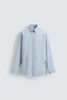 REGULAR FIT CHECK SHIRT - Zara фото 13