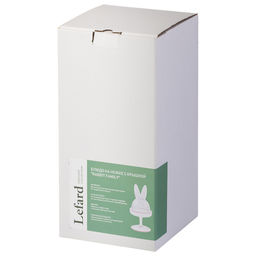 БЛЮДО НА НОЖКЕ С КРЫШКОЙ RABBIT FAMILY 12*12*23,5 СМ - Lefard фото 3