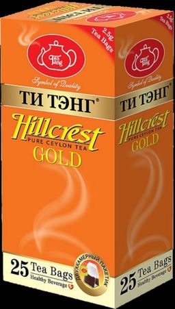 ТИ ТЭНГ. ЗОЛОТОЙ Гребень Холма (черный) карт.пачка, 25 пак.