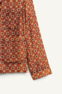 100% SILK PRINTED SHIRT LIMITED EDITION - Zara фото 9