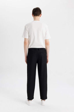 Прямые эластичные брюки зауженного кроя, эластичные во все стороны - Defacto фото 8