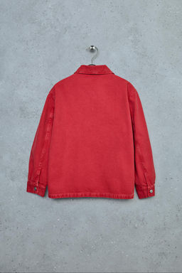 STORIESZ - SOBRECAMISA CANVAS / Rojo
