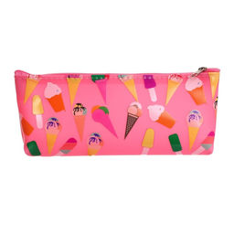 Пенал школьный на молнии «Сладости», МИКС