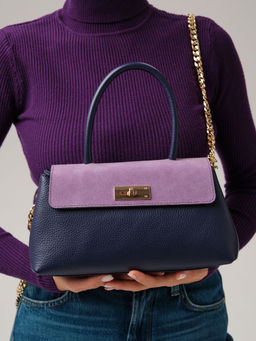 Сумка Deboro 30464 фиолетовый цветок