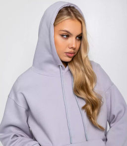 Худи #КТ7901, серый - Dommod фото 5