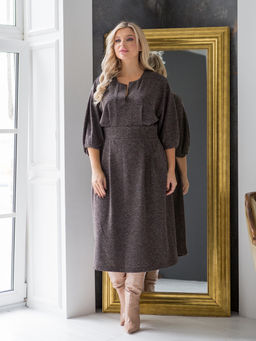 Платье 1360 коричневый - Novita фото 13