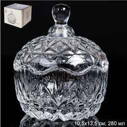 Сахарница 280 мл боченок резная / A-552 /уп 48/ - Галеонтрейд фото 6